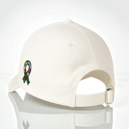 darya-ocean - Boné Aba Curva Conscientização do Autismo Unissex Heart - Modelo Dad Hat